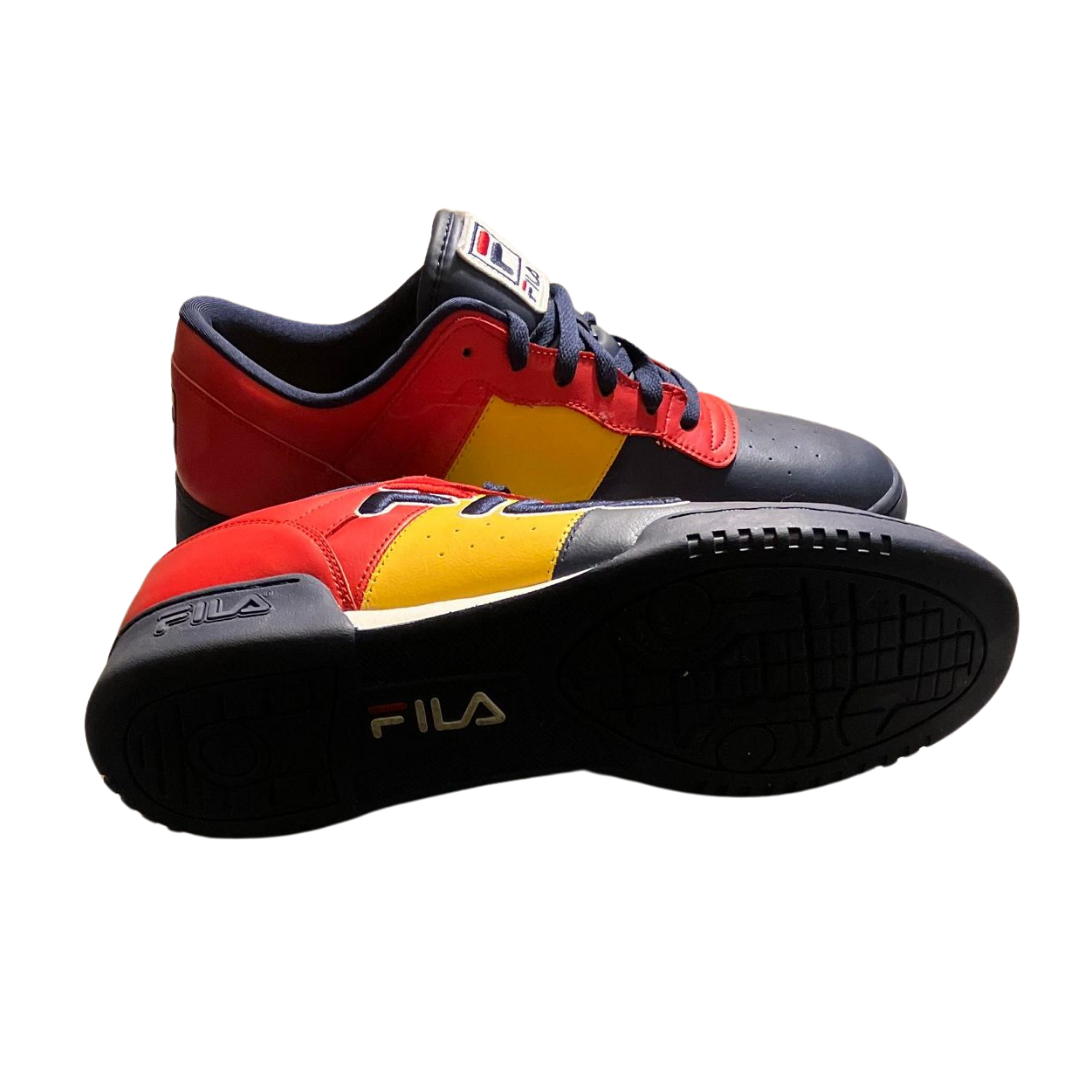 Original Fitness FILA (Red/Citrus/Navy) - #BigBlockBoutique #Resale