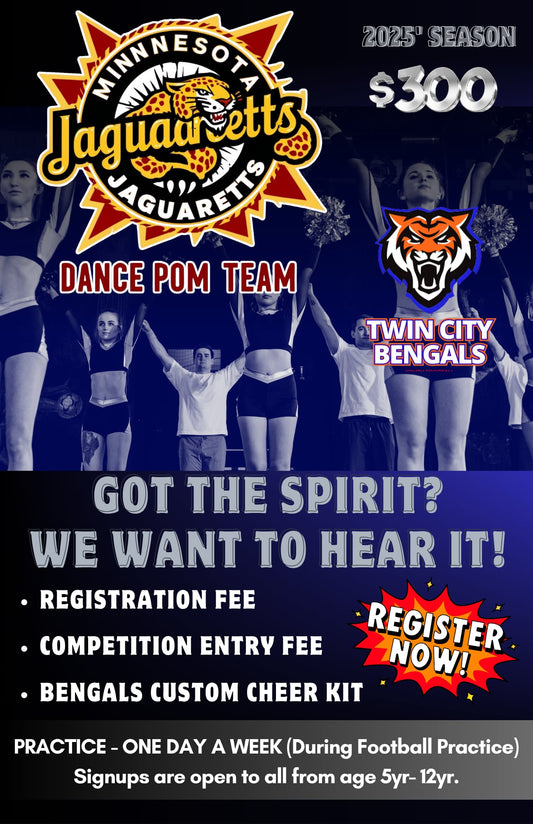 MN Jaguaretts Summer Cheer Team - Registration