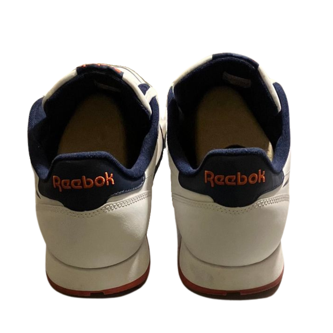 Reebok Classic Leather MU Men Hommes Running -Course A Pied (white/radred/conavy) - #BigBlockBoutique #Resale