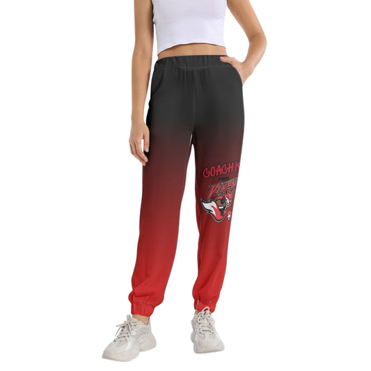 COACH K. from Vixens of Tomorrow - Elastic Waist Gradient Sweatpants