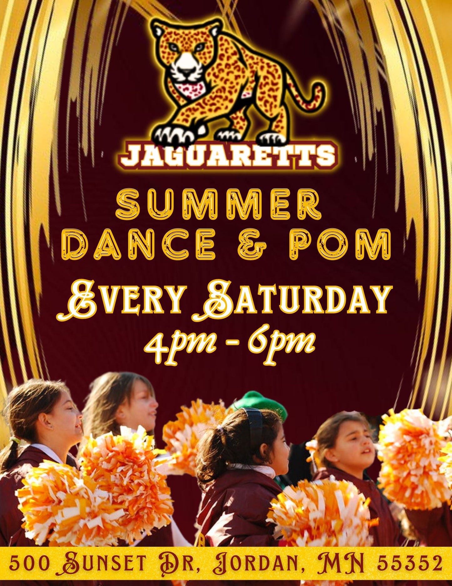 Jordan Jaguaretts Dance & Pom Registration