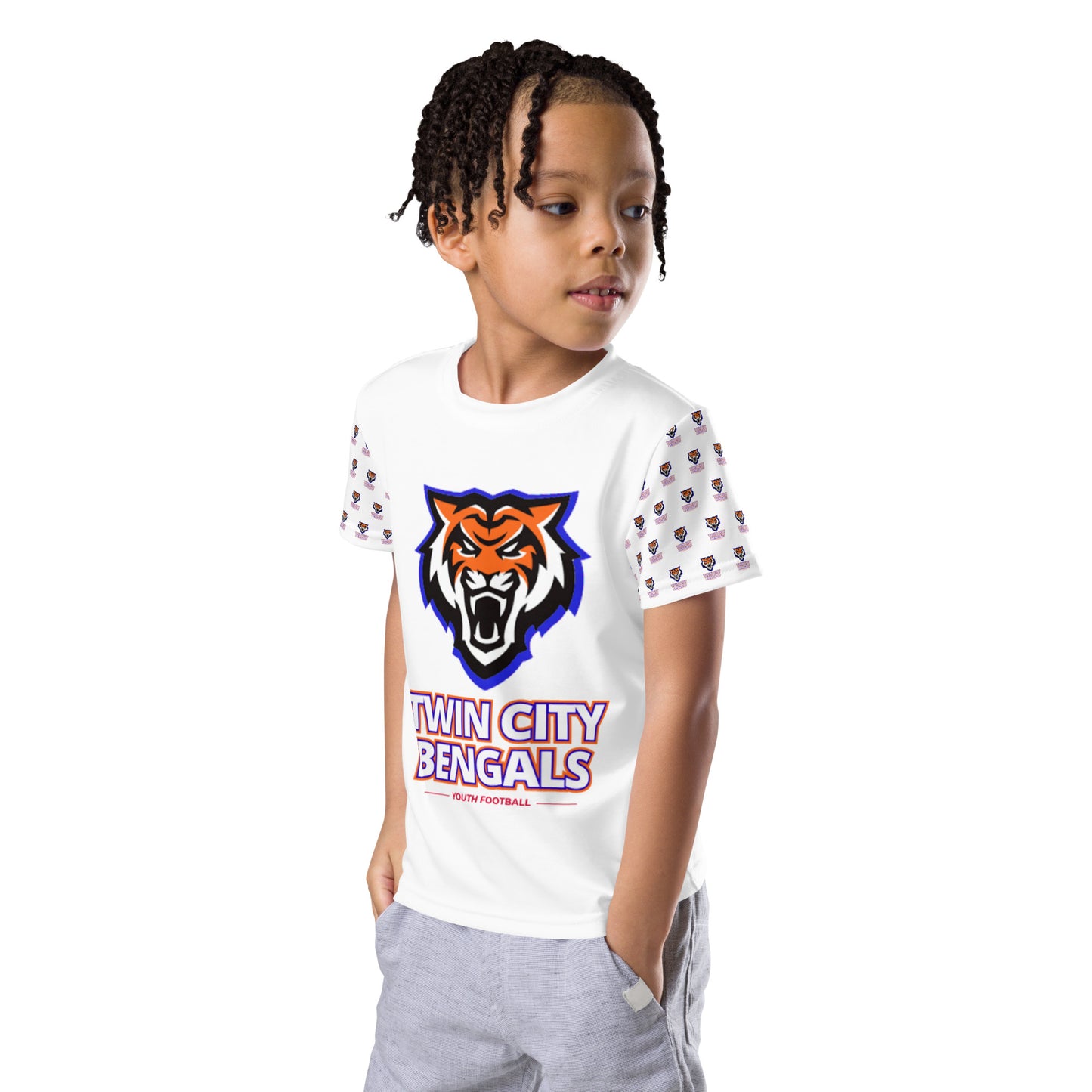 Twin City Bengals - Kids crew neck t-shirt