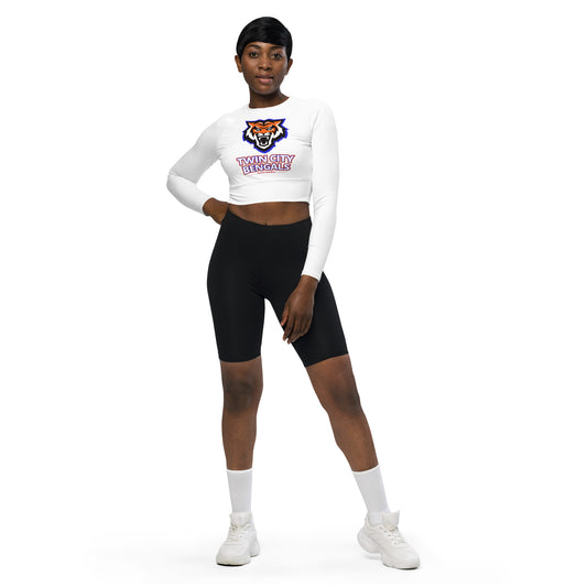 Twin City Bengals - Recycled long-sleeve crop top