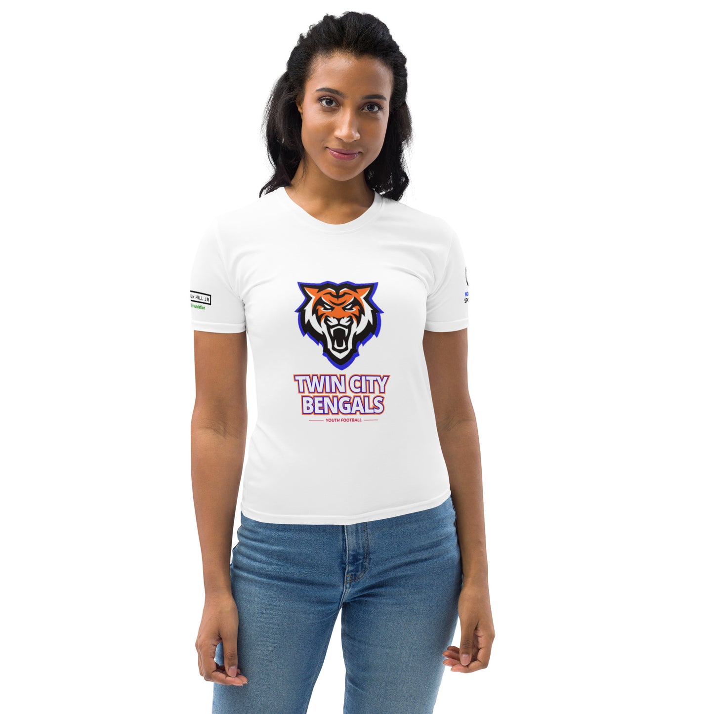 Twin City Bengals Women's T-shirt (White)