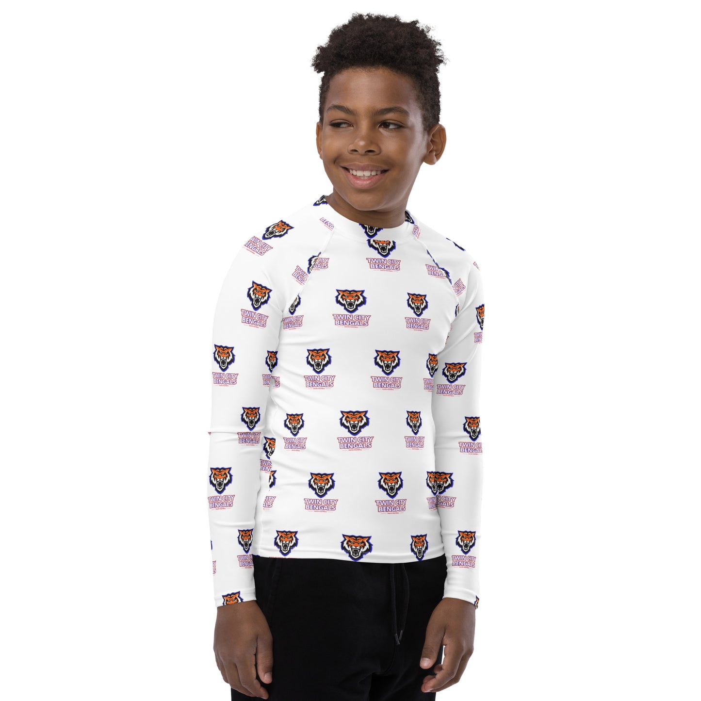 Twin City Bengals Youth Rash Guard