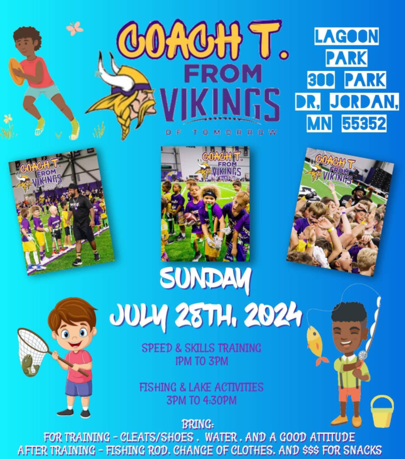 Donate - Coach T. from Vikings Of Tomorrow