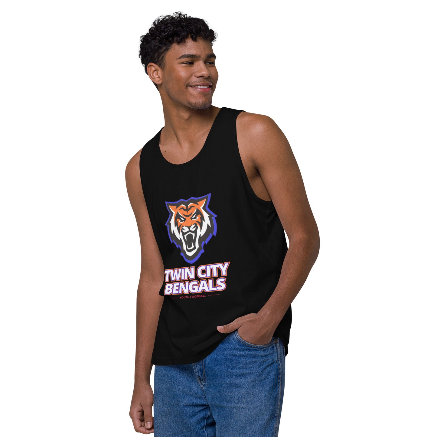 Twin City Bengals - Men’s premium tank top