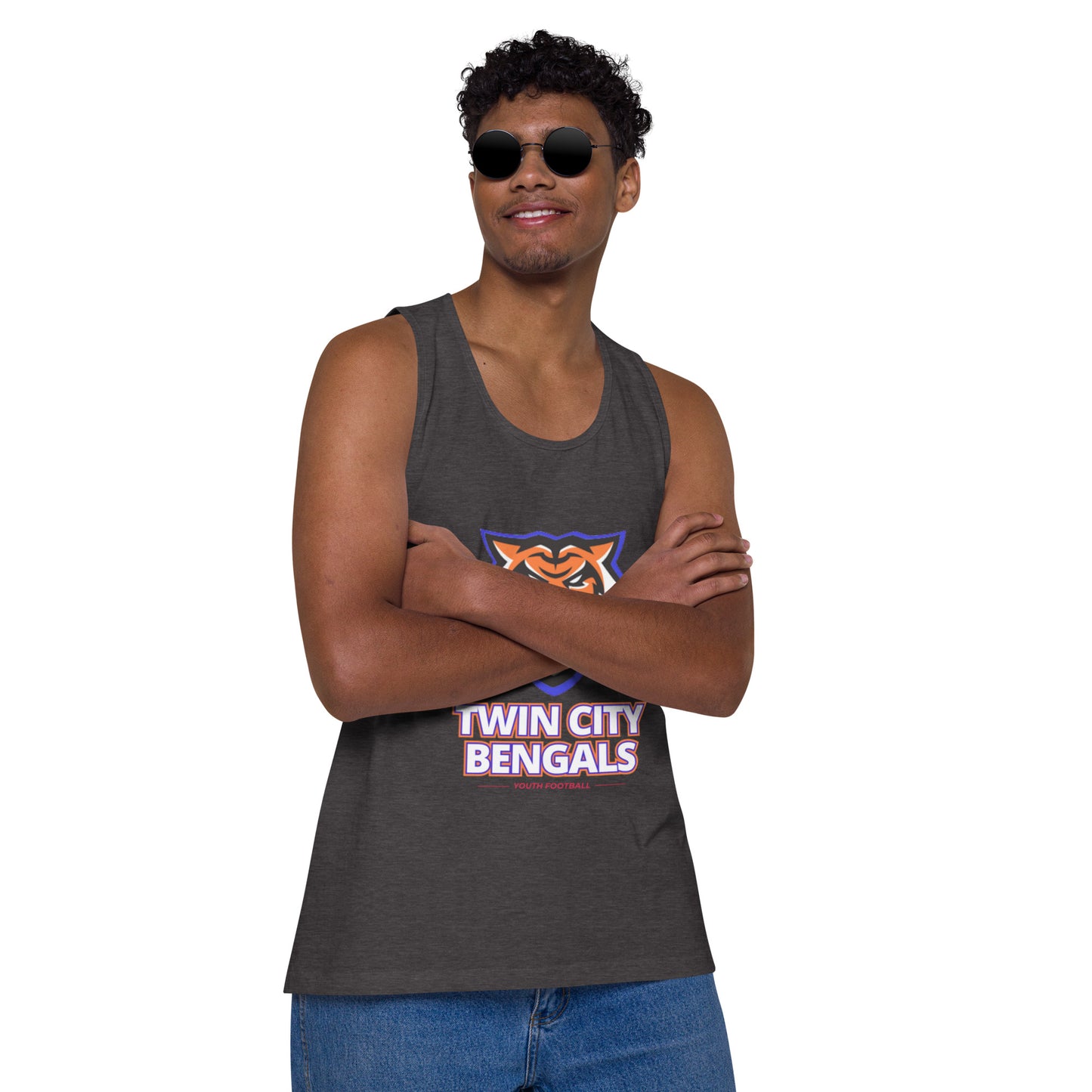 Twin City Bengals - Men’s premium tank top