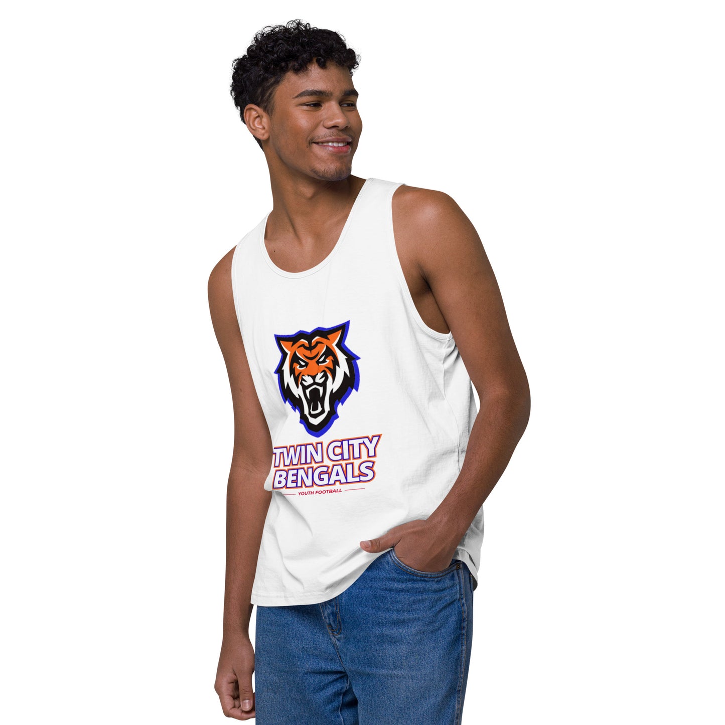 Twin City Bengals - Men’s premium tank top