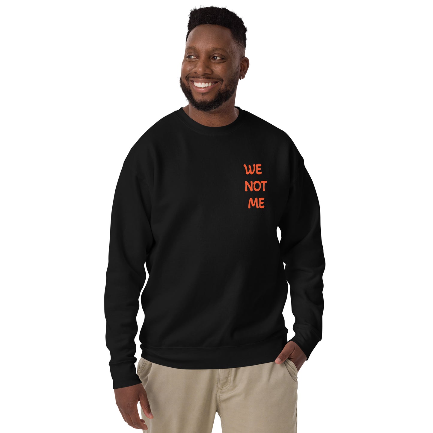 Twin City Bengals - We Not Me (Embroidered) Unisex Premium Sweatshirt