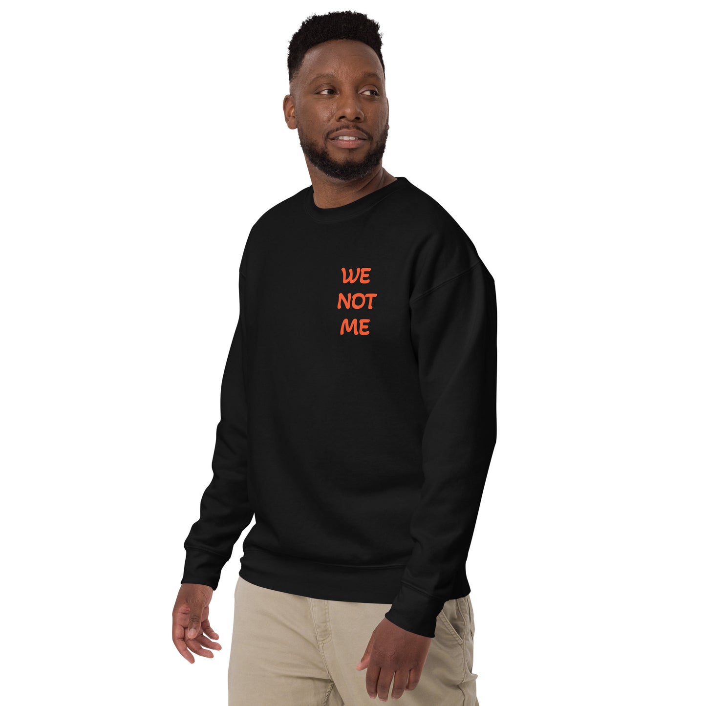 Twin City Bengals - We Not Me (Embroidered) Unisex Premium Sweatshirt