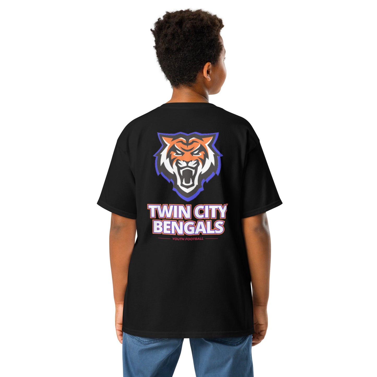 Twin City Bengals - Logo/Backside Youth classic tee