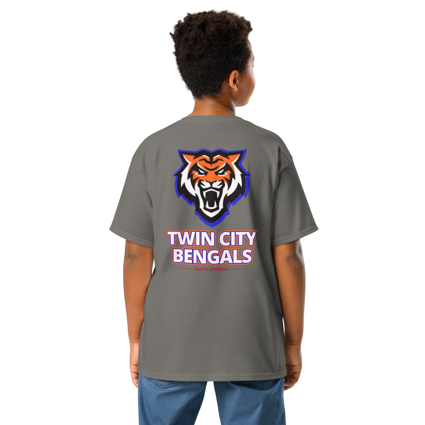 Twin City Bengals - Logo/Backside Youth classic tee