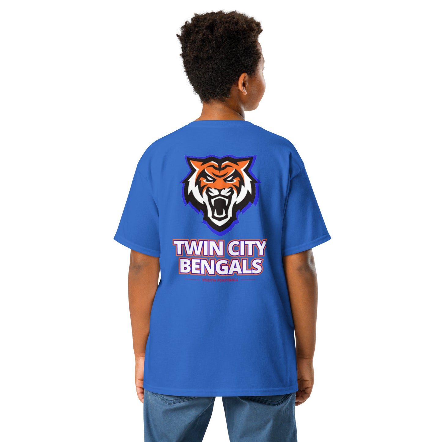 Twin City Bengals - Logo/Backside Youth classic tee