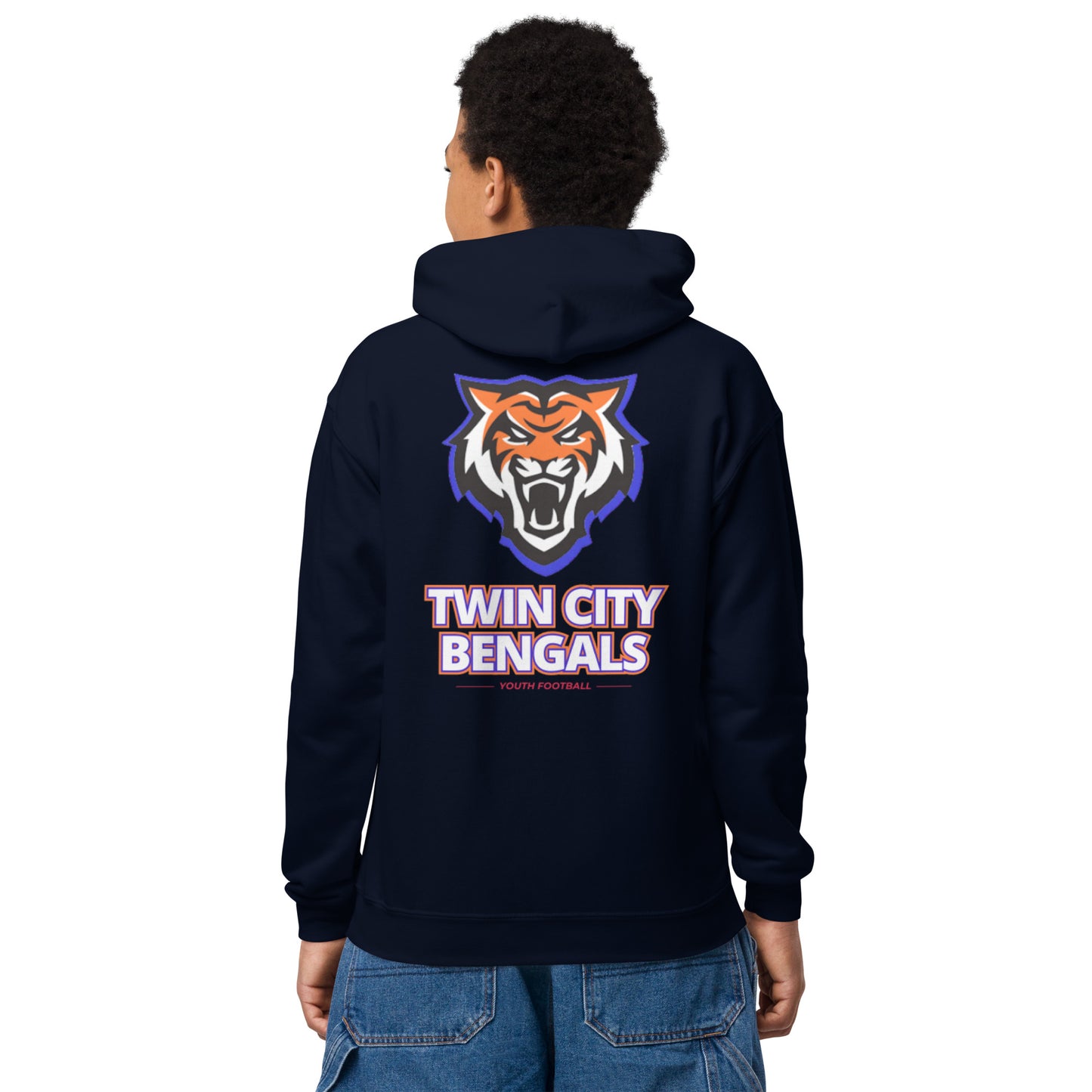 Twin CIty Bengals - We Not Me (Embroidered) Youth heavy blend hoodie