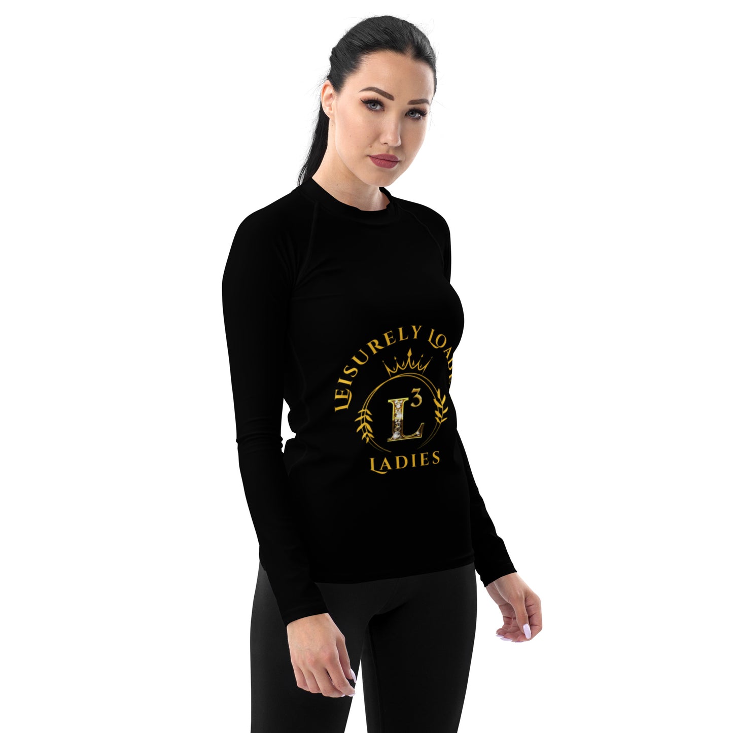 Leisurely Loaded Ladies Women's Rash Guard