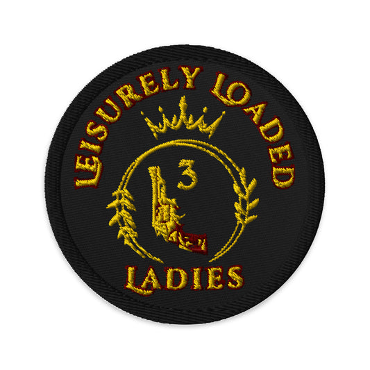 Leisurely Loaded Ladies Embroidered patches