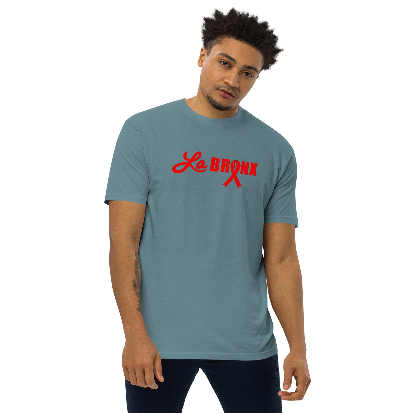 LaBronx - World Aids Day Men’s premium heavyweight tee