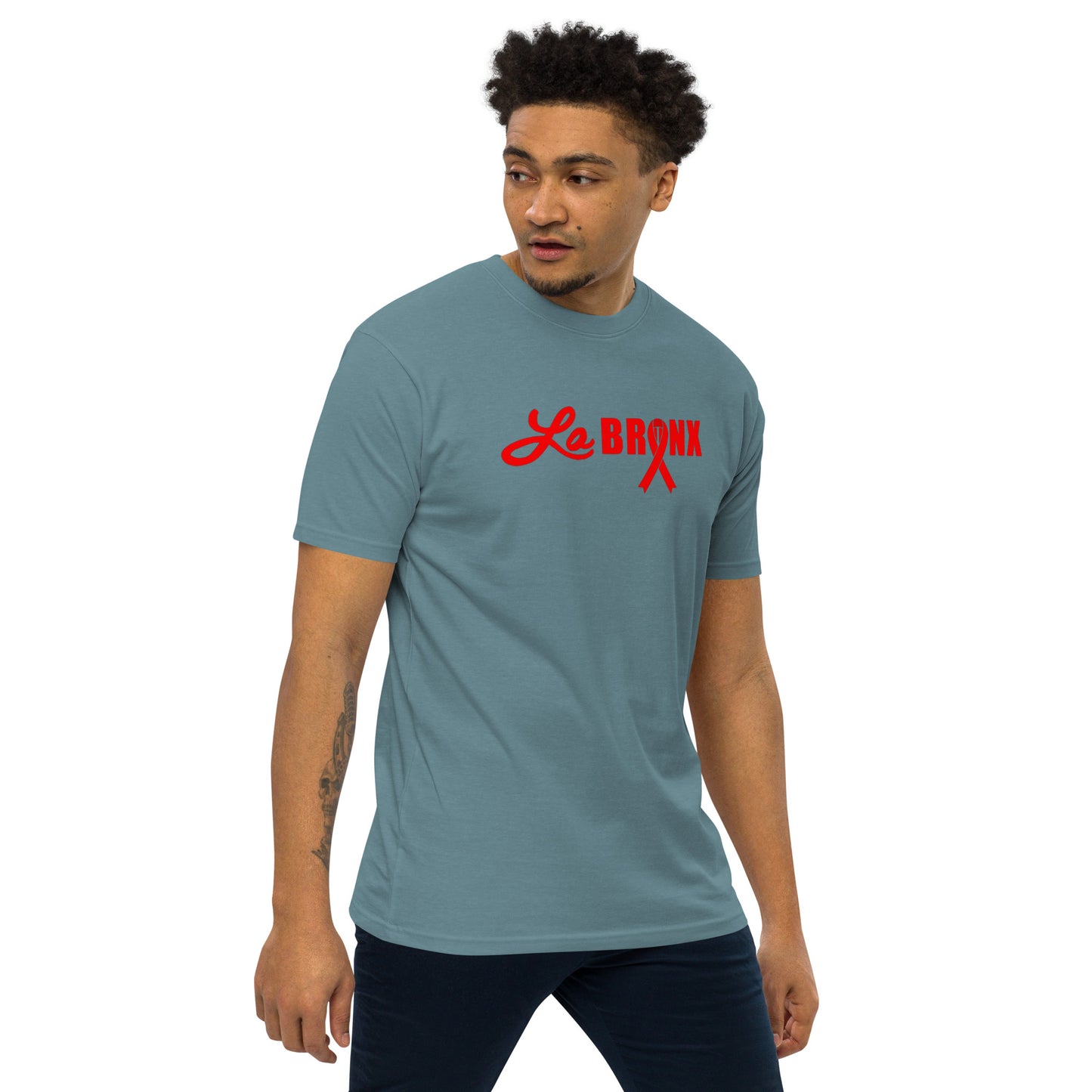 LaBronx - World Aids Day Men’s premium heavyweight tee