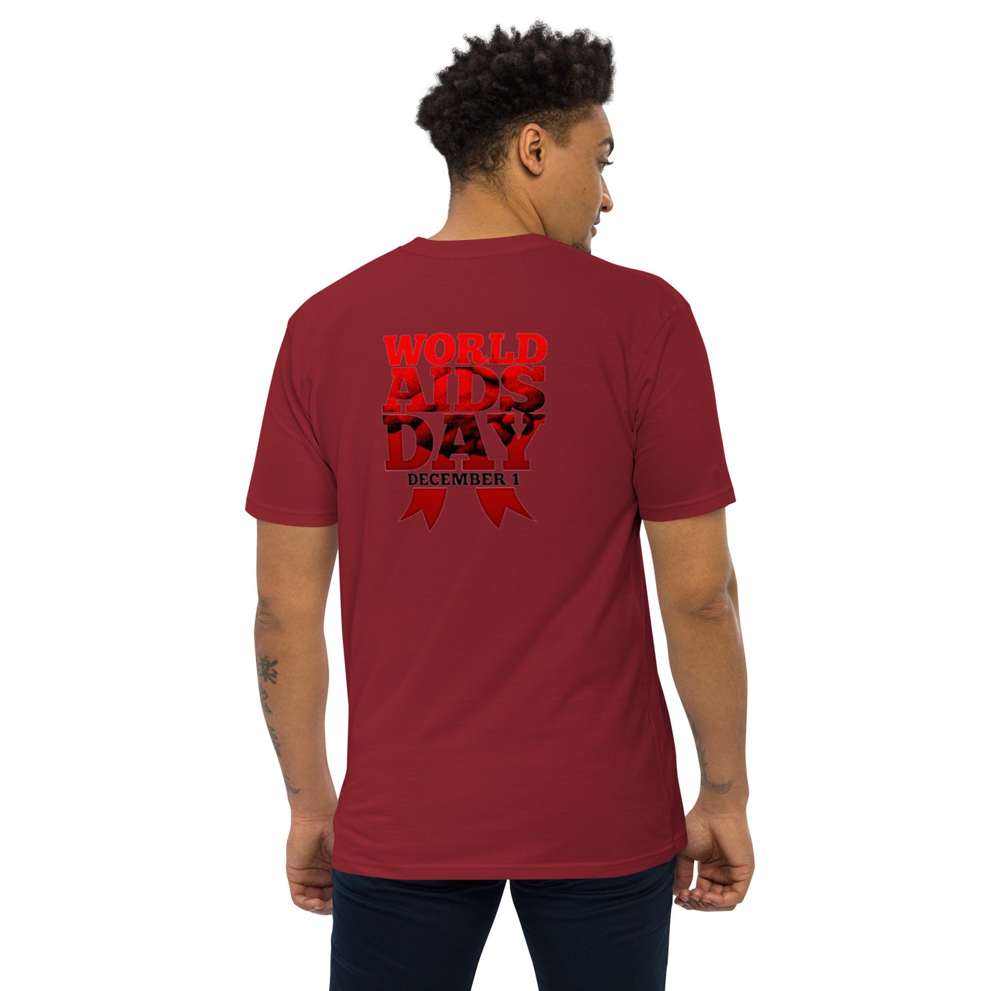 LaBronx - World Aids Day Men’s premium heavyweight tee