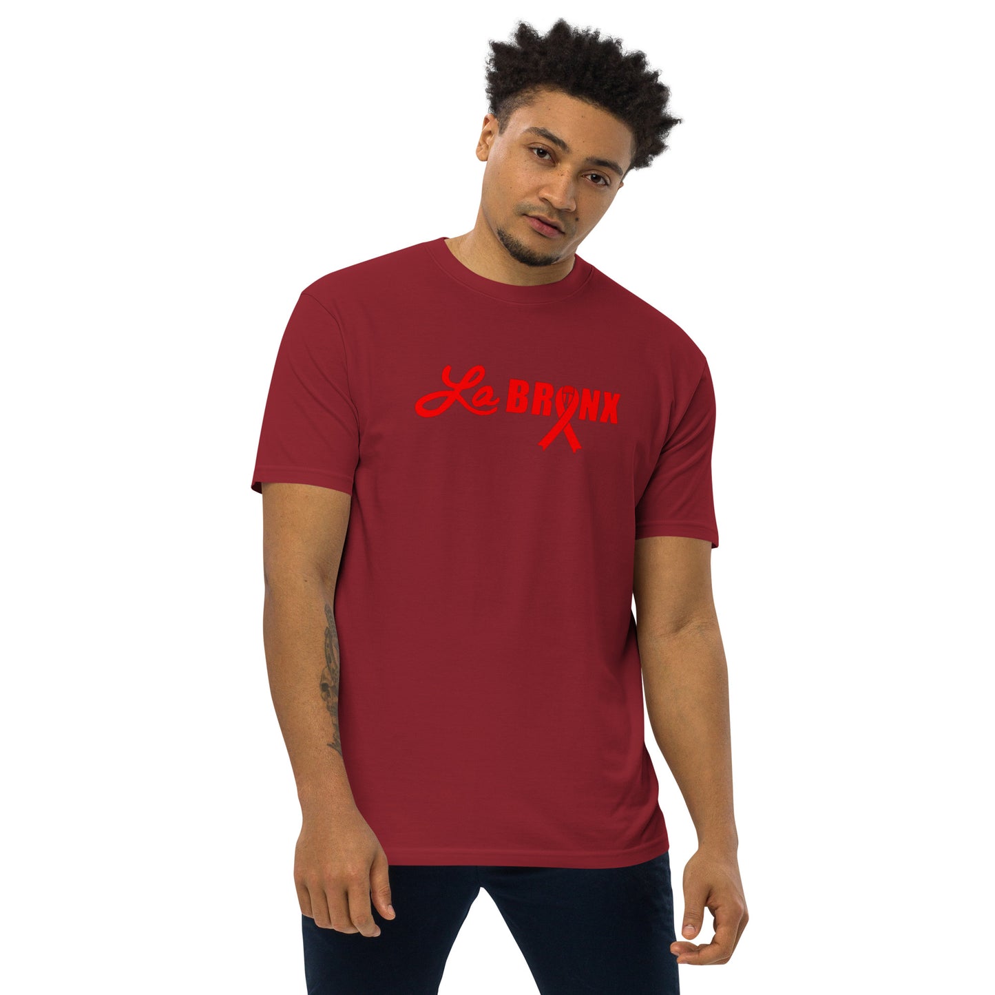 LaBronx - World Aids Day Men’s premium heavyweight tee