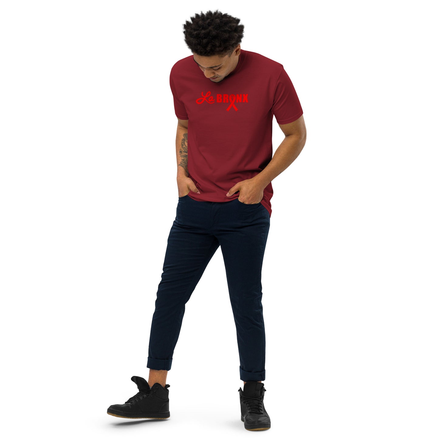 LaBronx - World Aids Day Men’s premium heavyweight tee