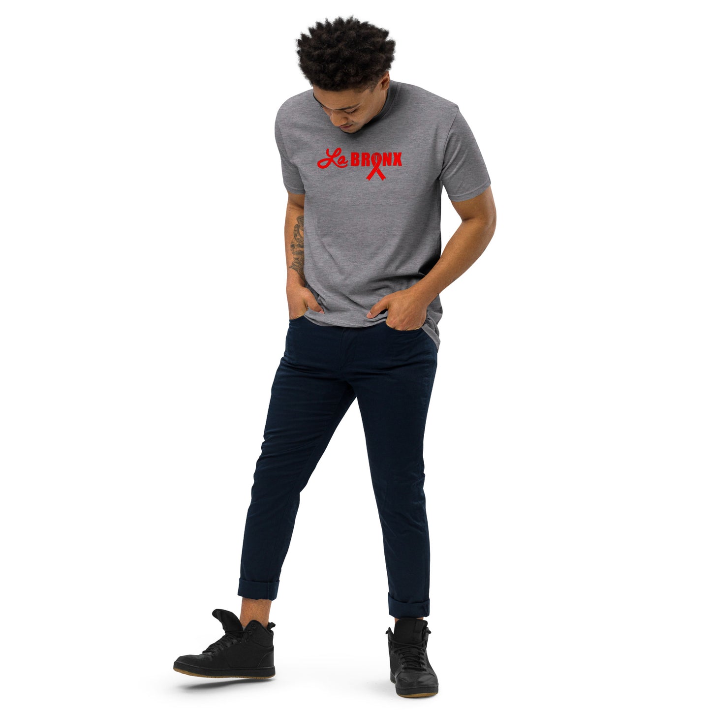 LaBronx - World Aids Day Men’s premium heavyweight tee