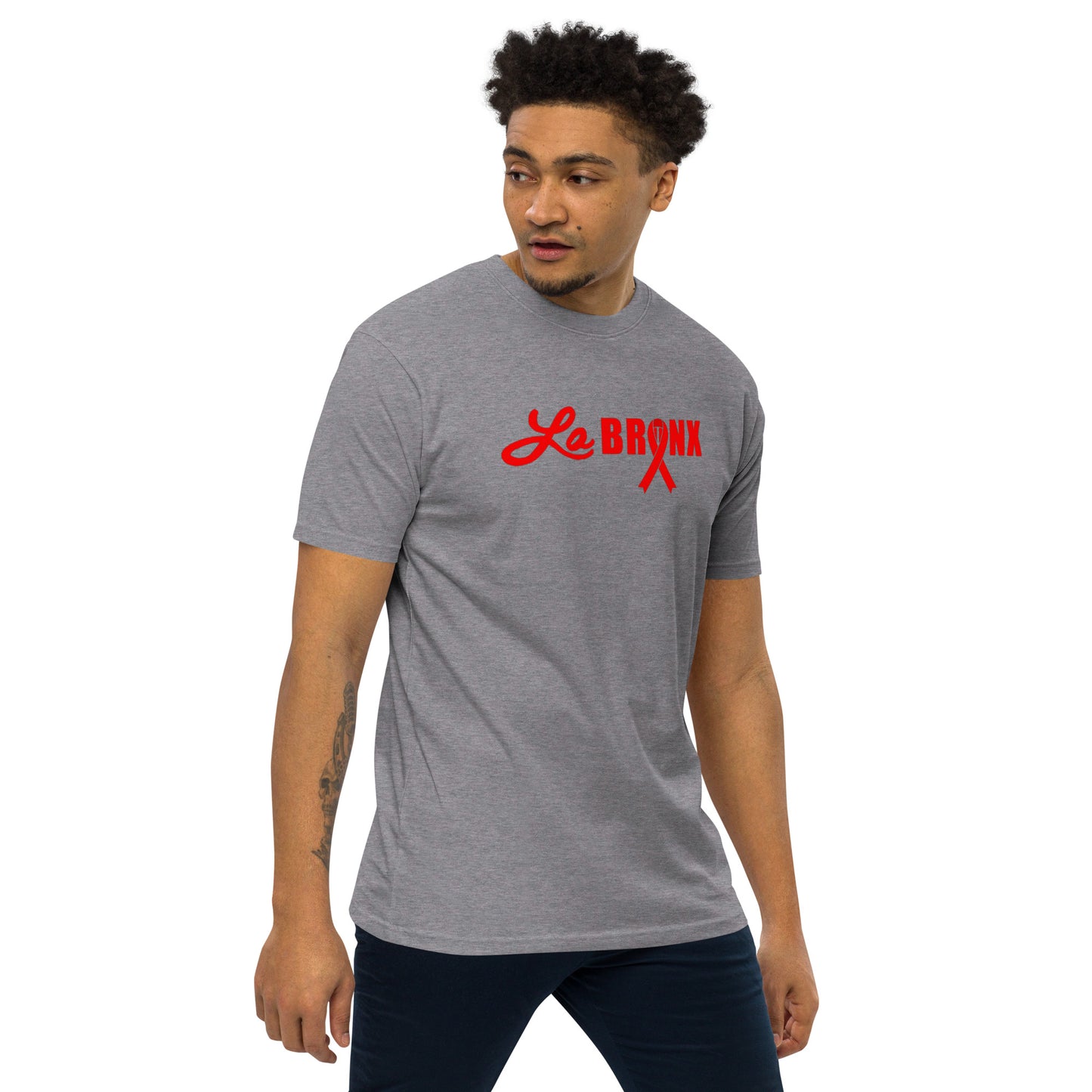 LaBronx - World Aids Day Men’s premium heavyweight tee