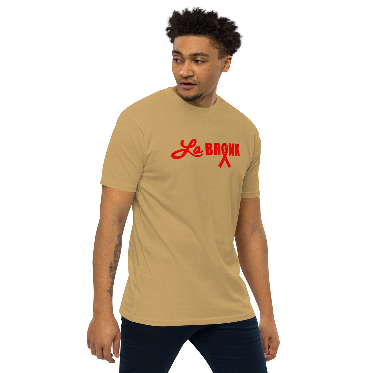 LaBronx - World Aids Day Men’s premium heavyweight tee