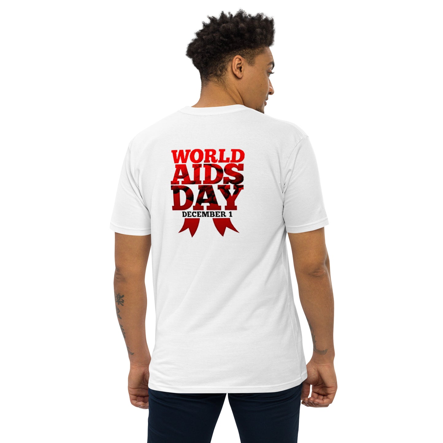 LaBronx - World Aids Day Men’s premium heavyweight tee