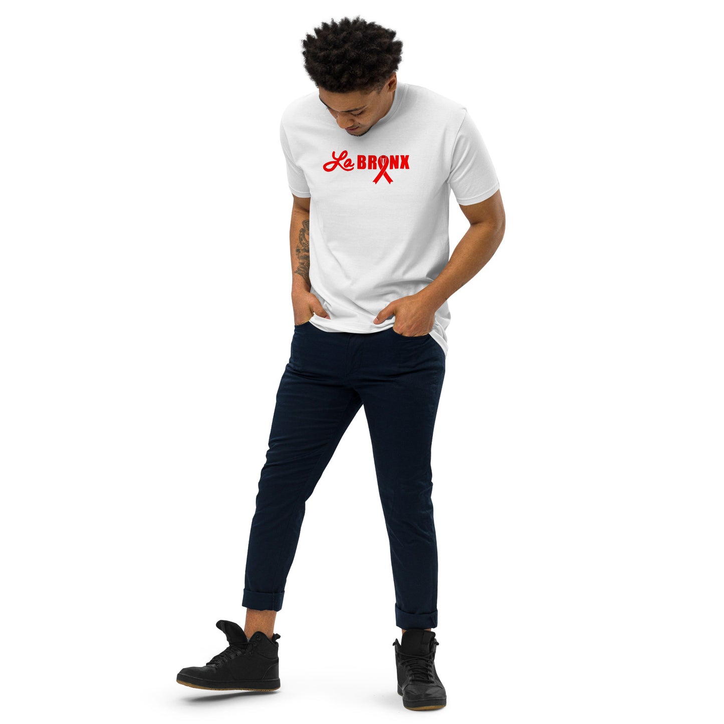 LaBronx - World Aids Day Men’s premium heavyweight tee