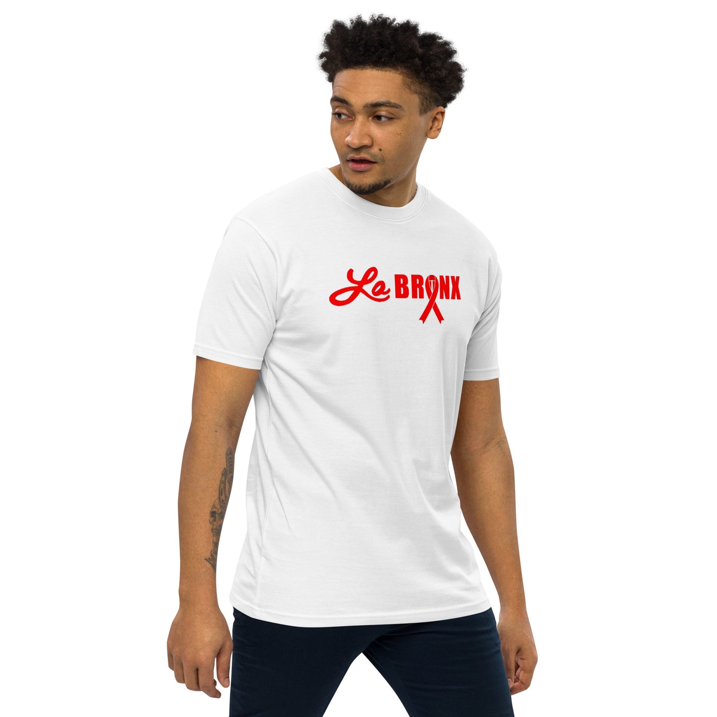 LaBronx - World Aids Day Men’s premium heavyweight tee