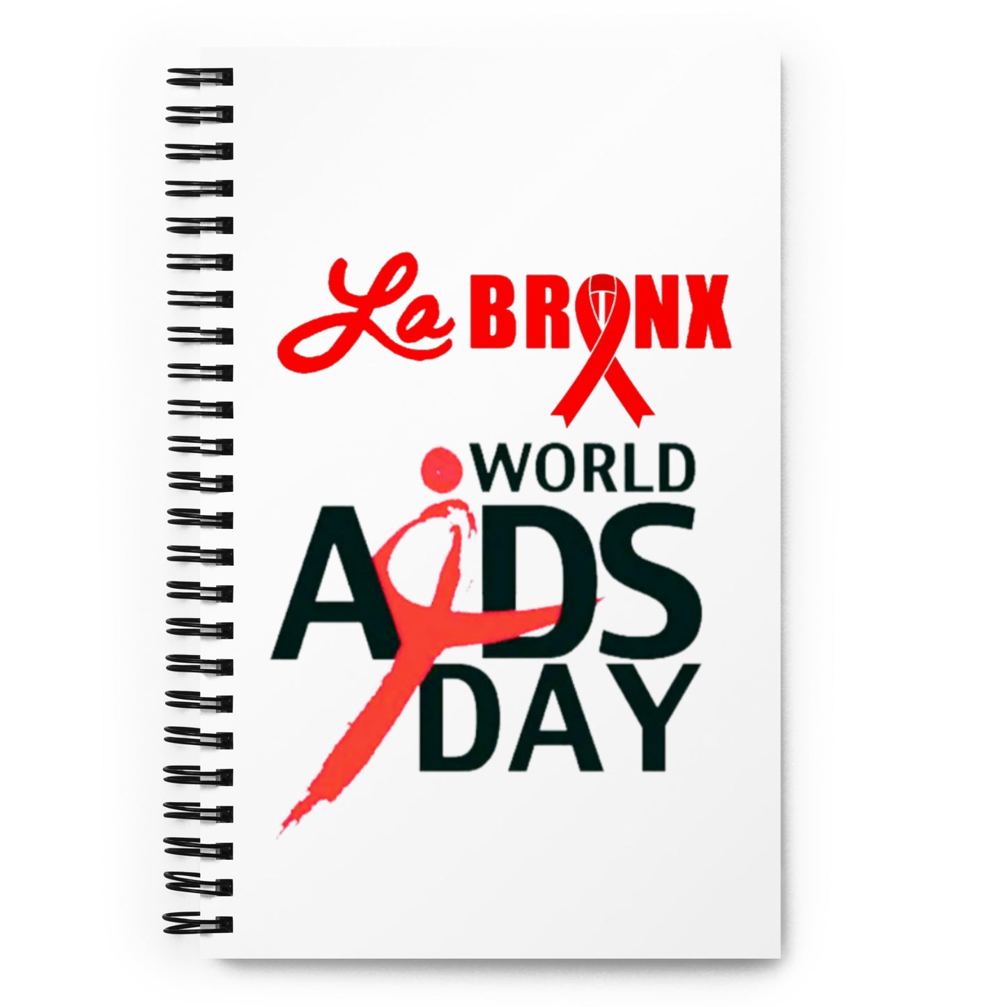 LaBronx - World Aids Day Spiral notebook