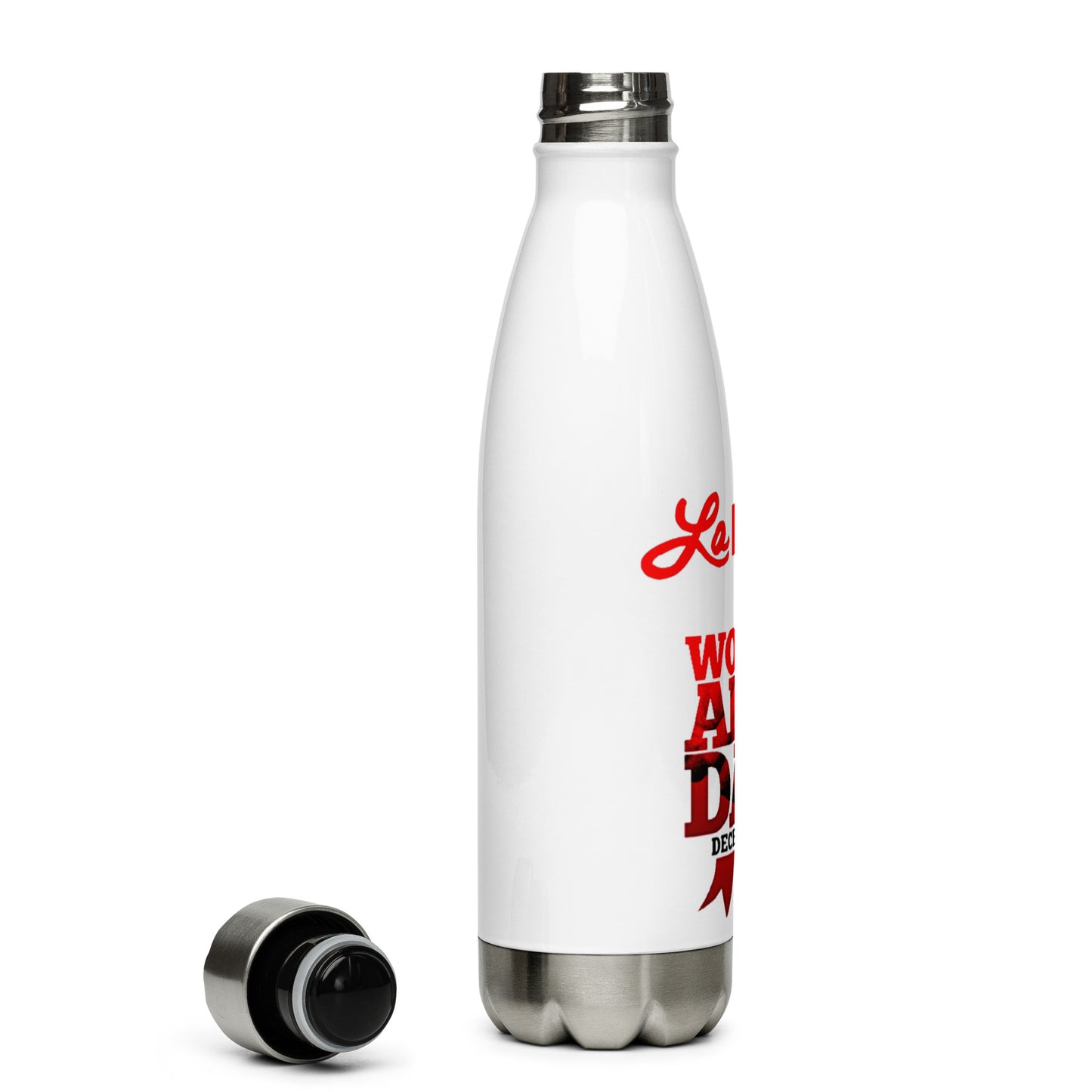 LaBronx - World Aids Day Stainless Steel Water Bottle