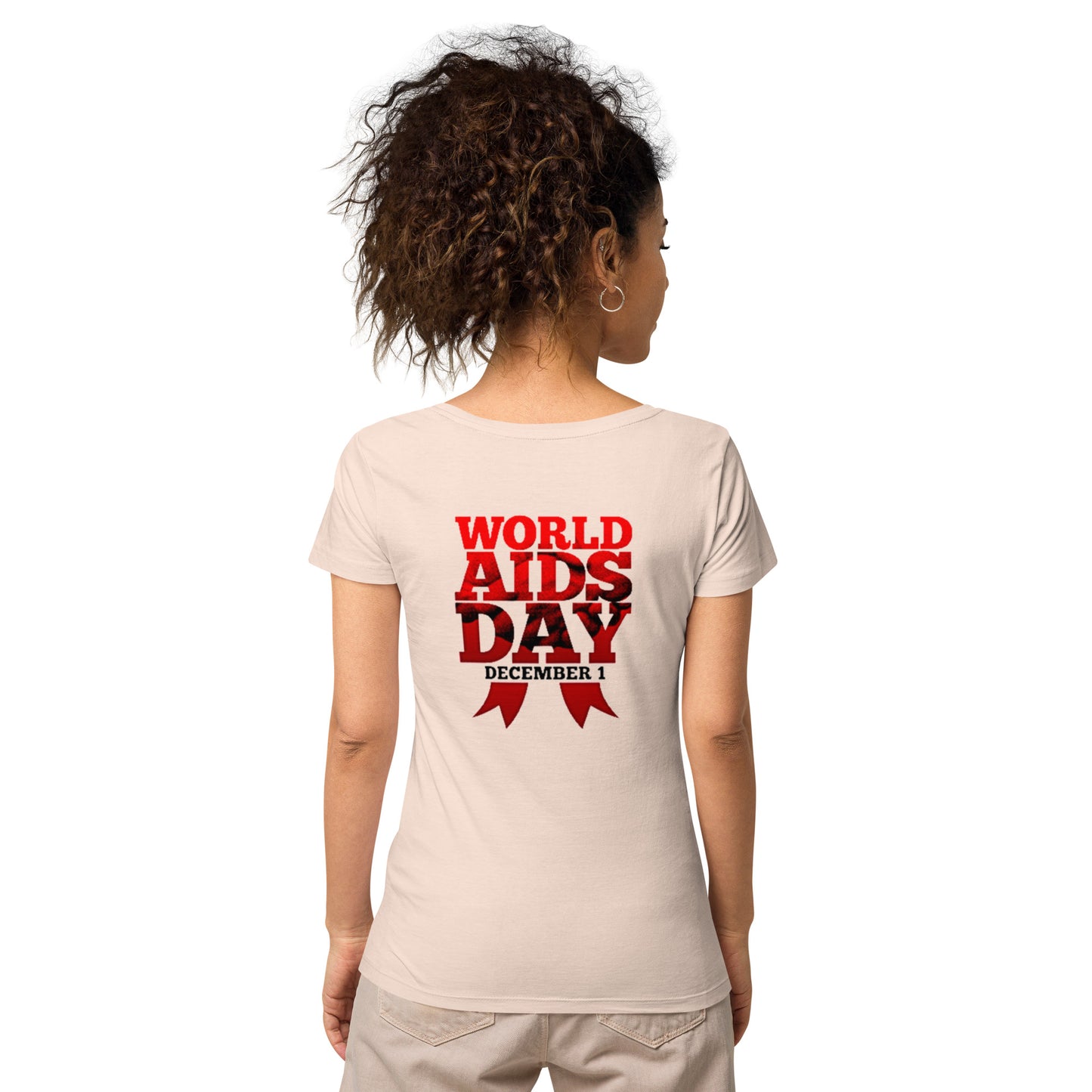 LaBronx - World Aids Day Women’s basic organic t-shirt