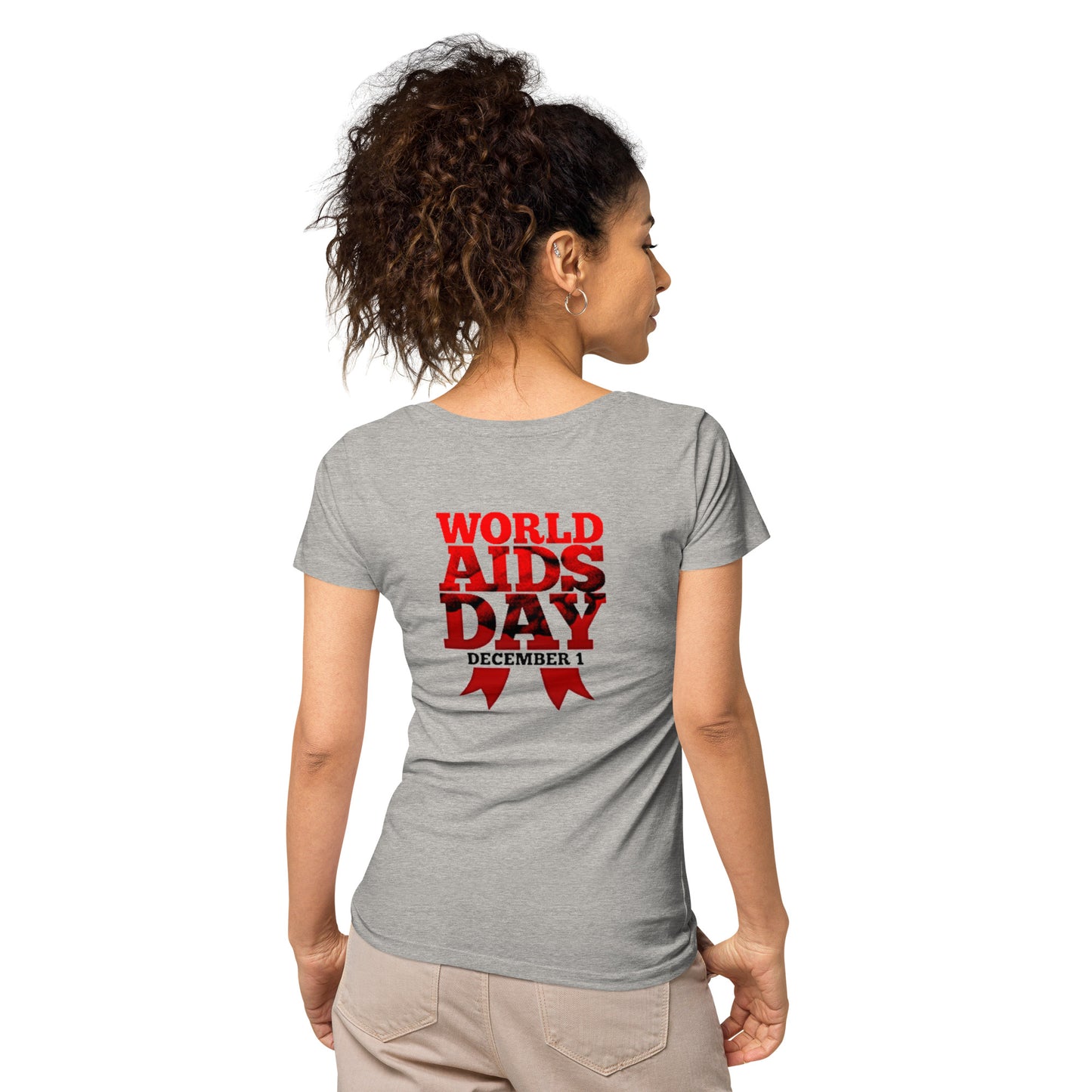 LaBronx - World Aids Day Women’s basic organic t-shirt