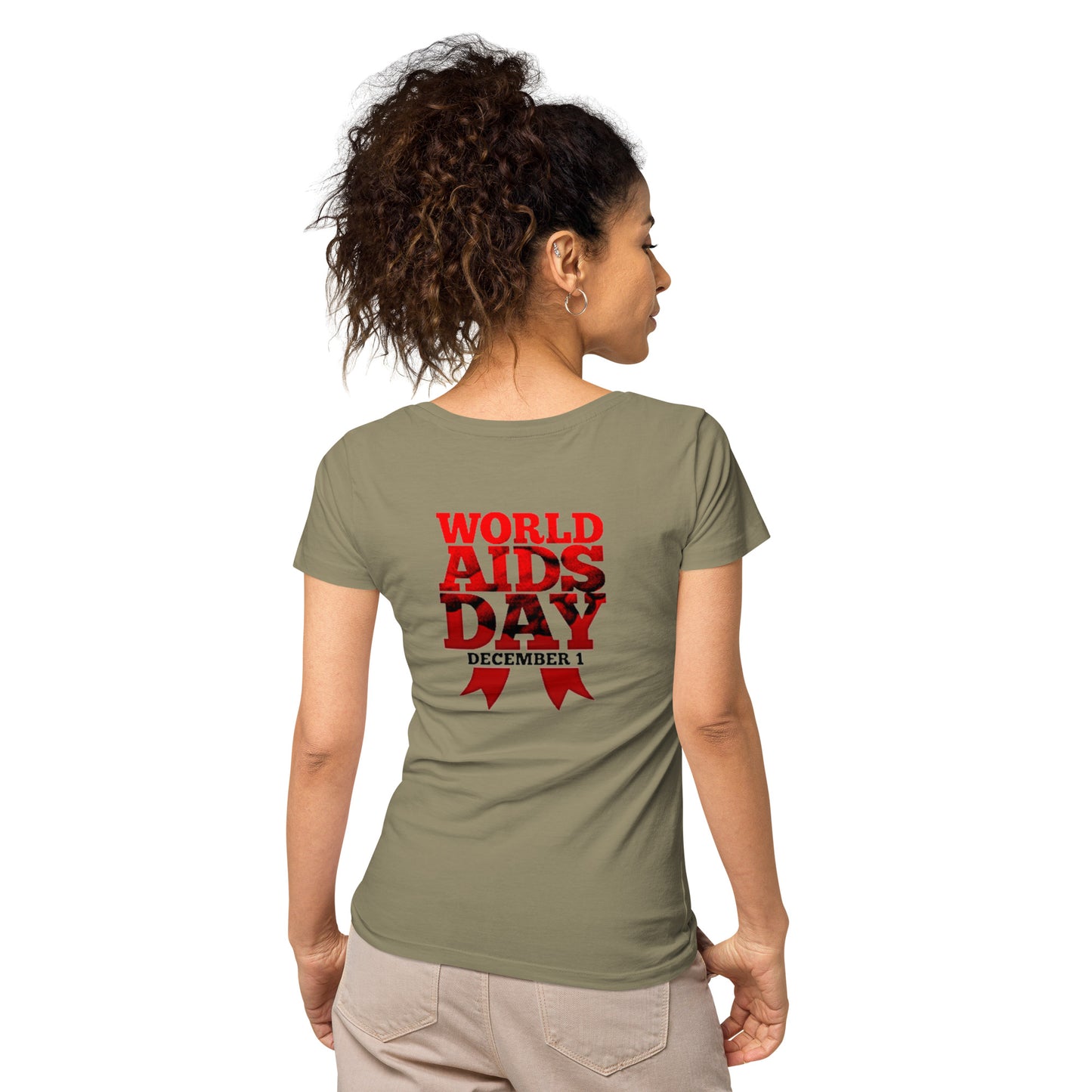 LaBronx - World Aids Day Women’s basic organic t-shirt