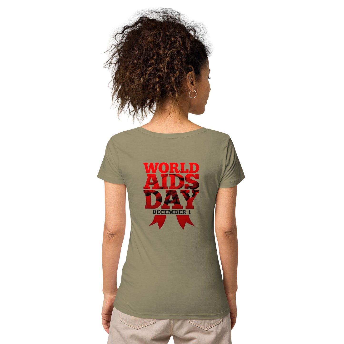 LaBronx - World Aids Day Women’s basic organic t-shirt