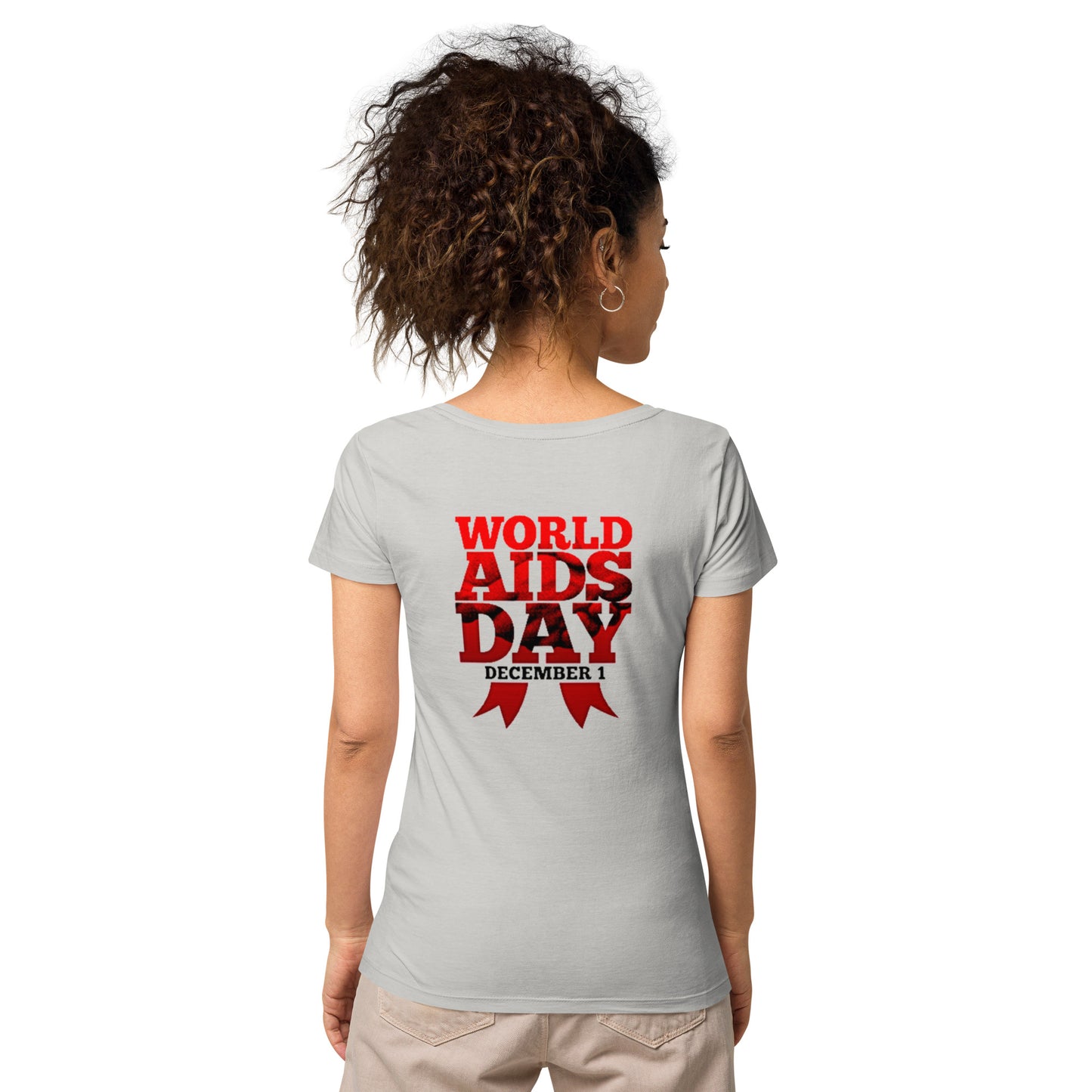 LaBronx - World Aids Day Women’s basic organic t-shirt