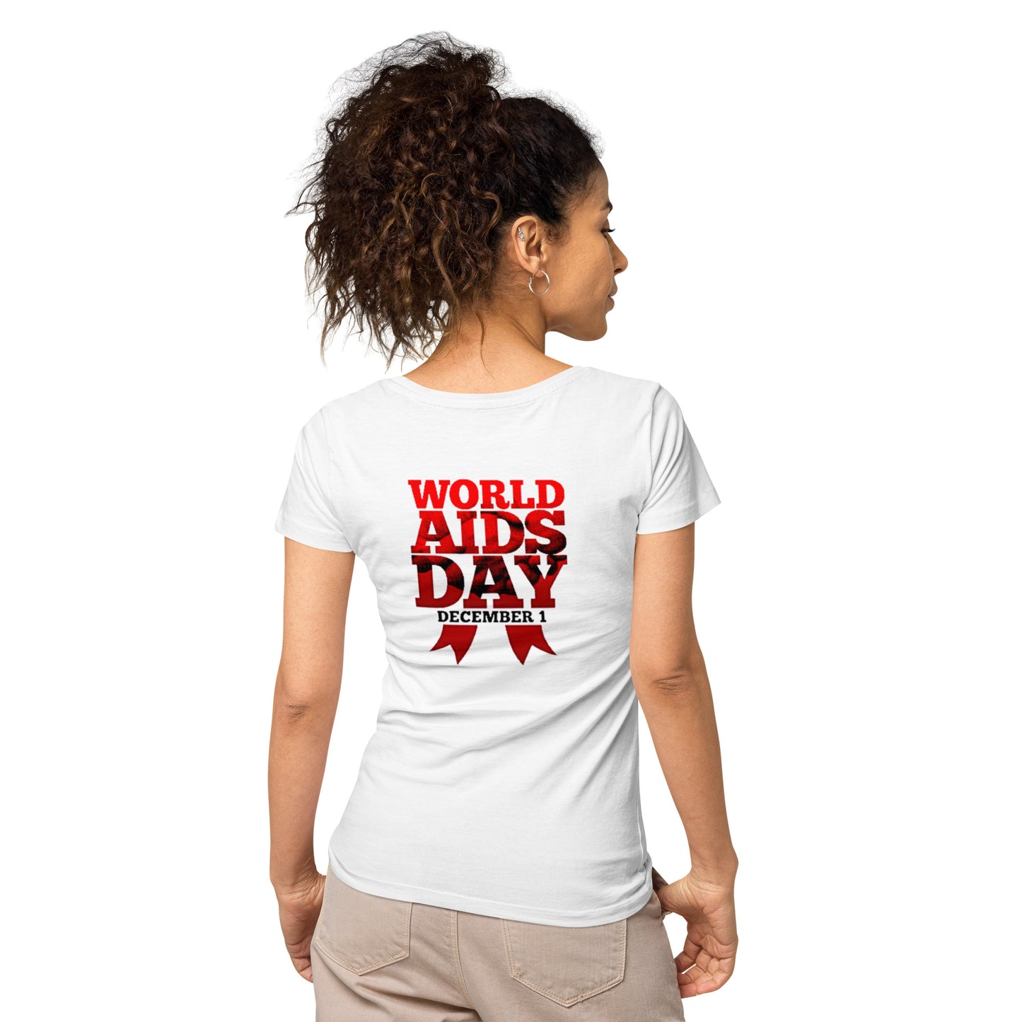 LaBronx - World Aids Day Women’s basic organic t-shirt